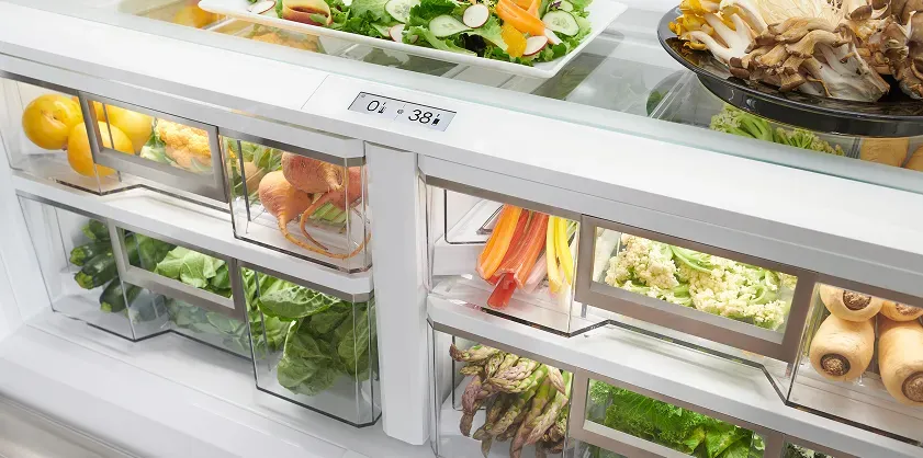close-up-sub-zero-crisper-temperature-veggies